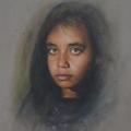 Sepia pastel 36" x 30"